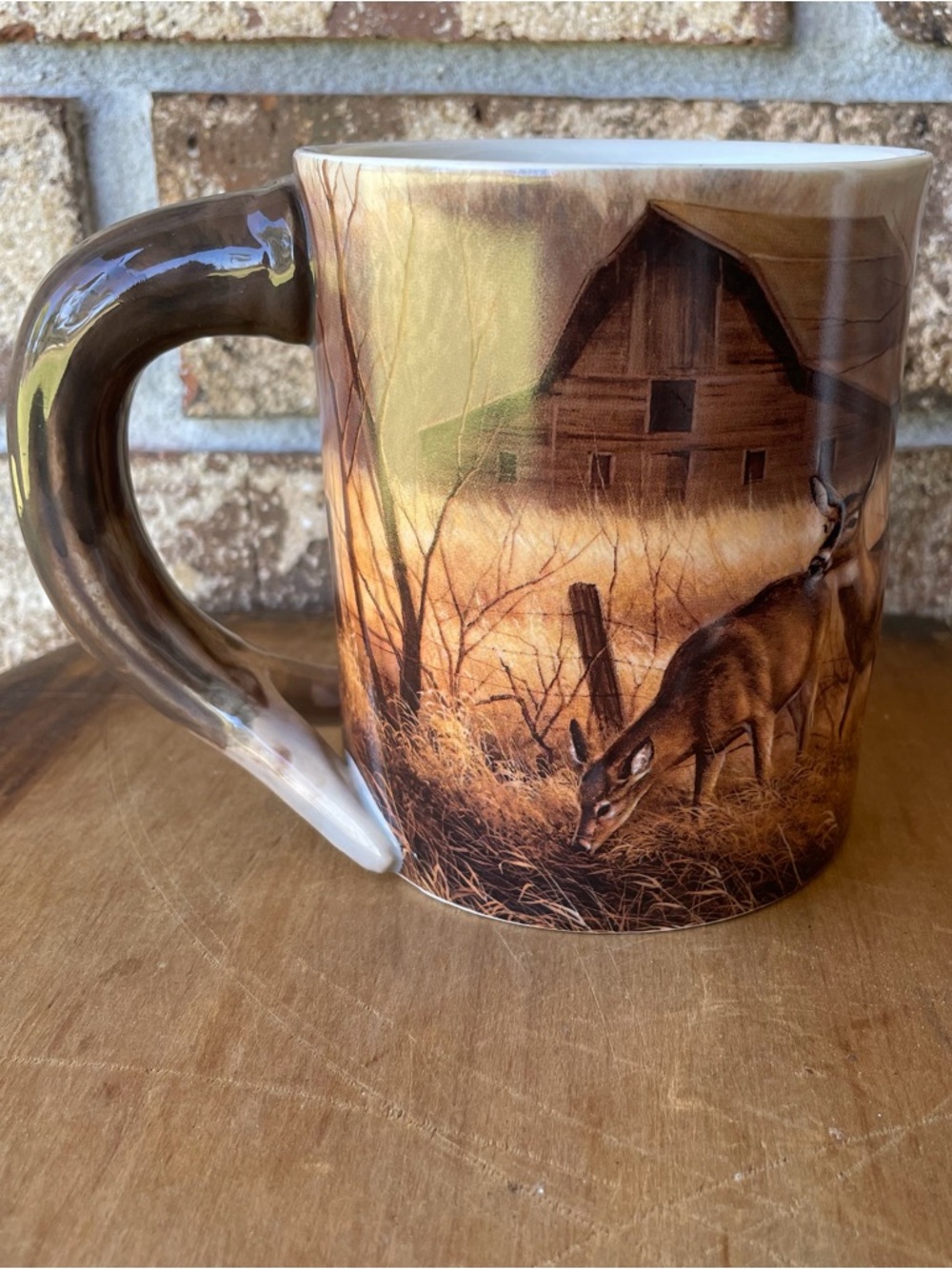 Wild Wings Mug Abandoned Farmstead Rosemary Millette 16 Oz. Beautiful Condition!